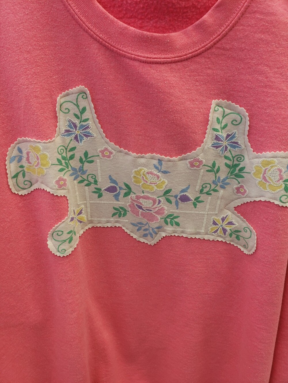 Upcycled Spring Sweatshirt - Picture 3 of 8